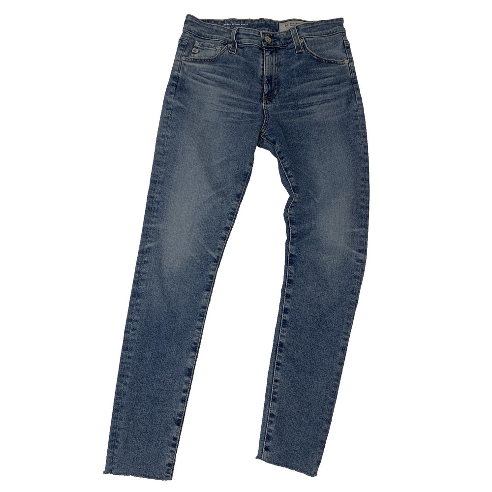 AG Adriano Goldschmied Farrah Ankle Jean Women 28R High Rise Skinny Blue Stretch